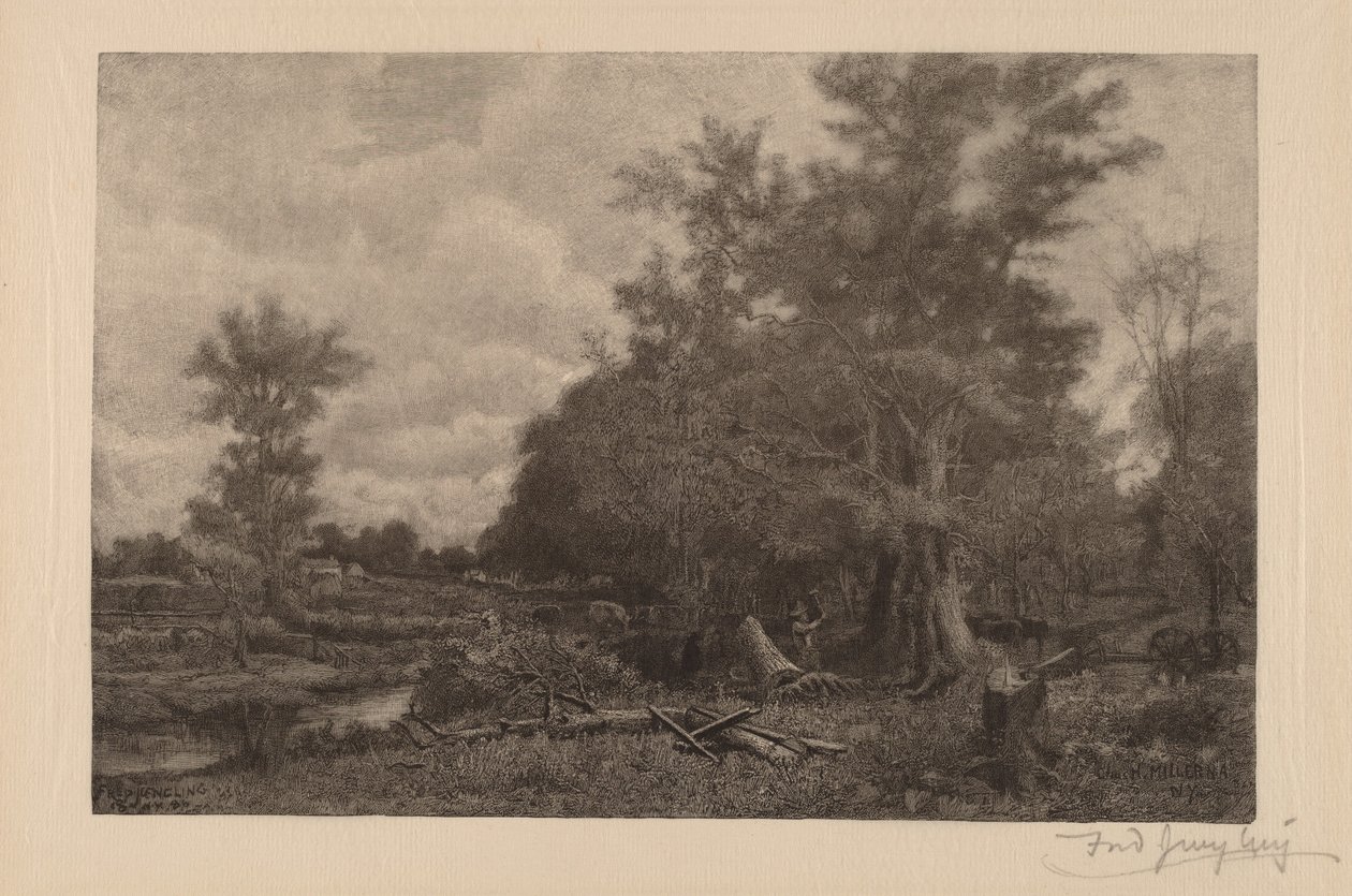 Sem título (Paisagem de Nova York) de Frederick Juengling