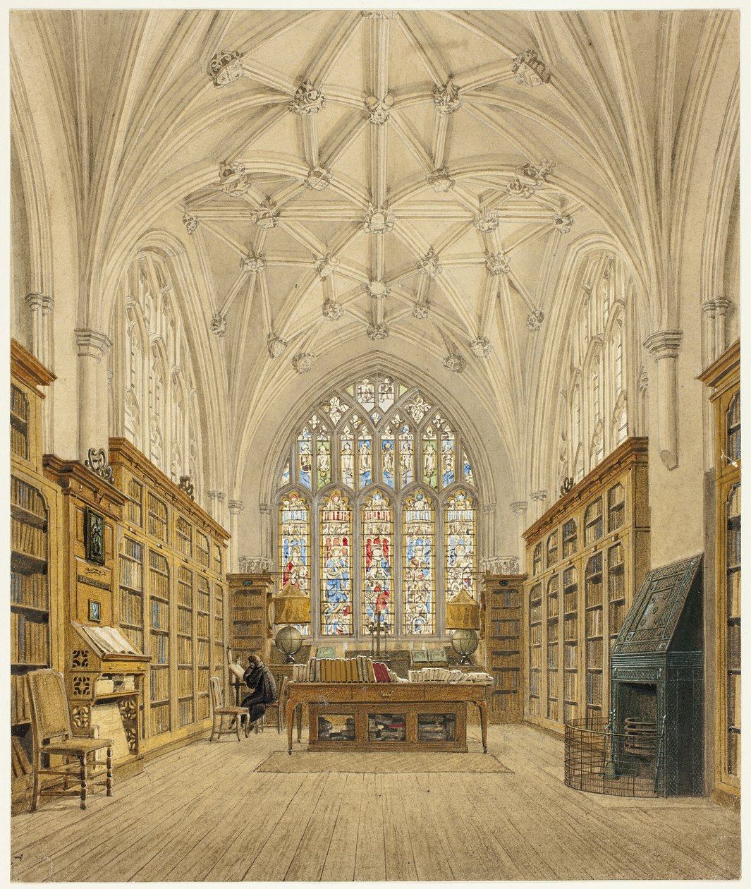 Biblioteca do Winchester College de Frederick Mackenzie