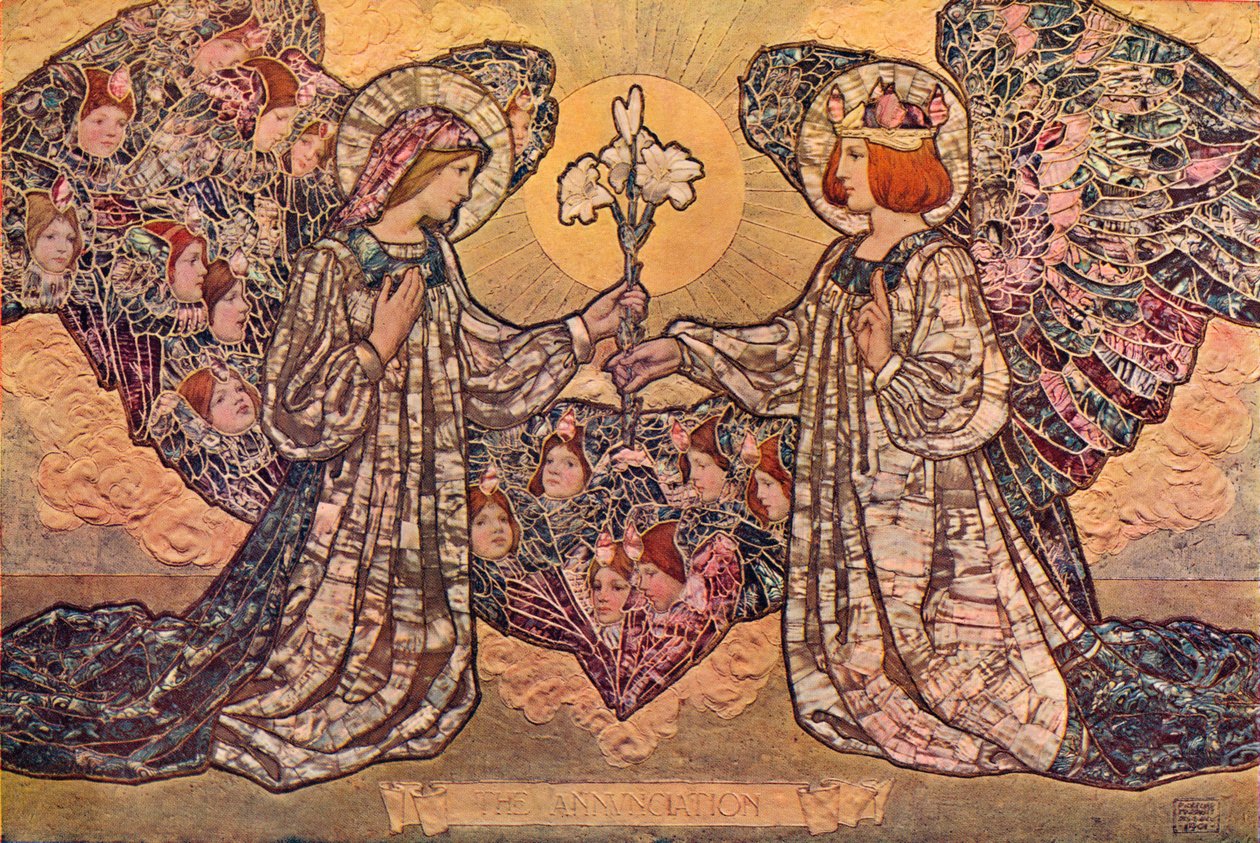 A Anunciação, c1901 de Frederick Marriott