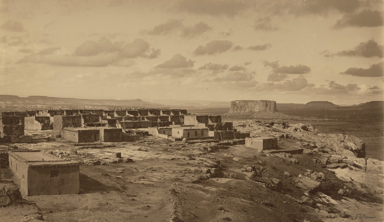 Mesa encantada, Acoma, Novo México, 1900 (foto) de Frederick Monsen