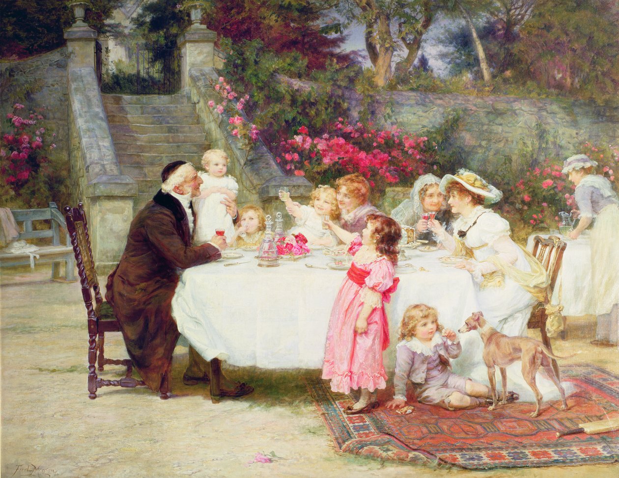 Seu primeiro aniversário de Frederick Morgan