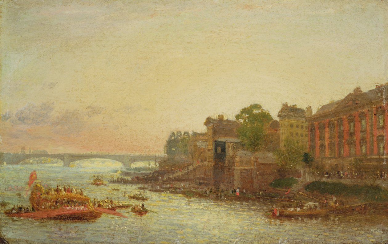 Somerset House, Londres, c.1820-30 de Frederick Nash