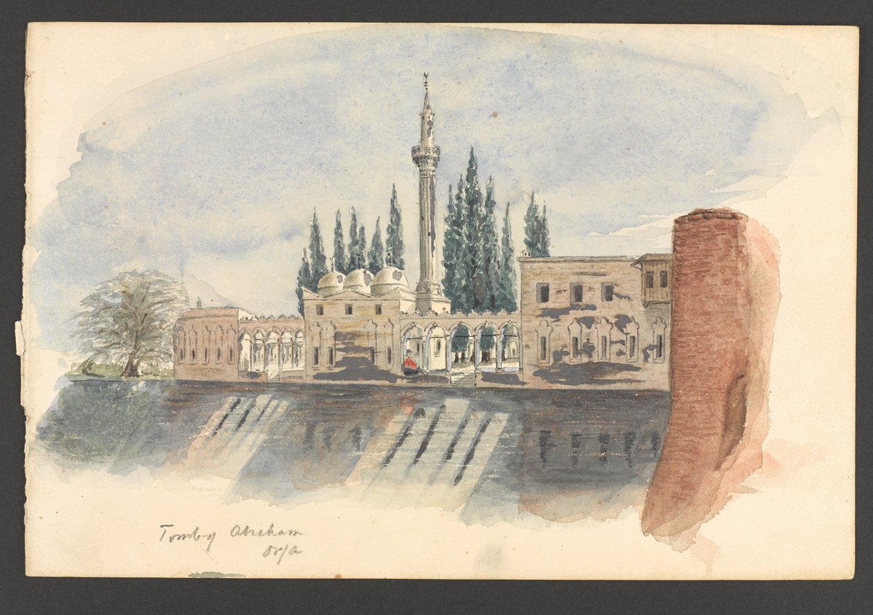 Túmulo de Abraão, Urfa, Turquia de Frederick Peter Layard