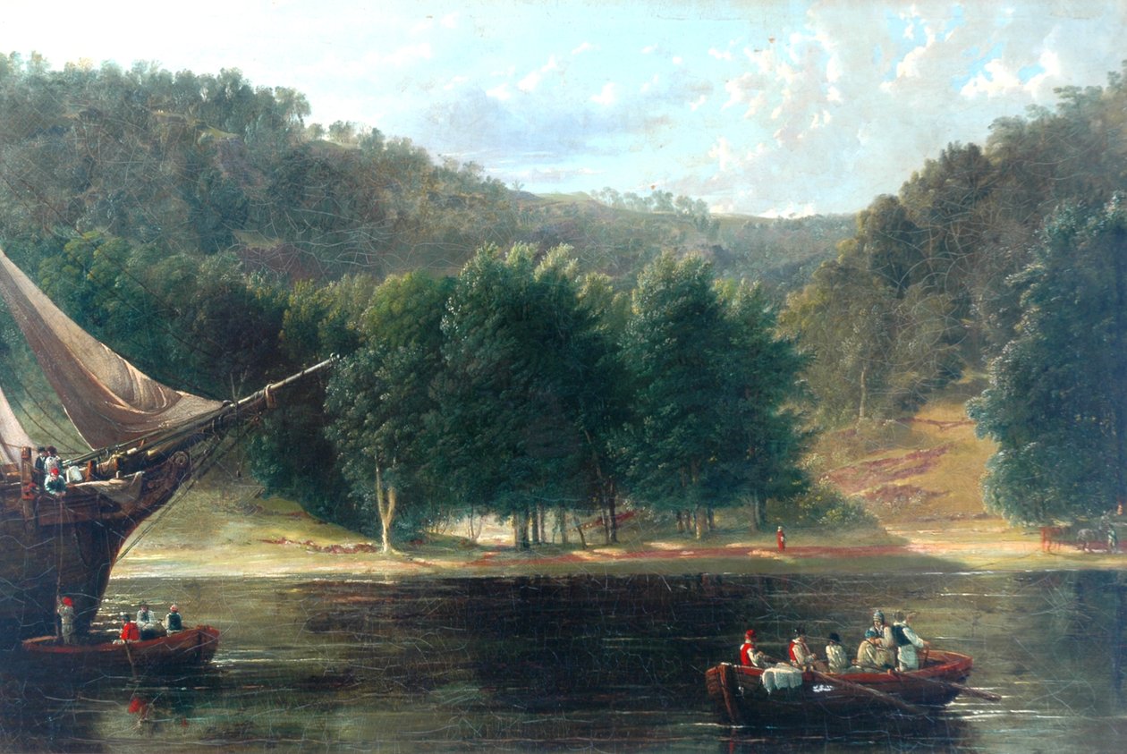 Cena da Costa, 1835 de Frederick Richard Lee