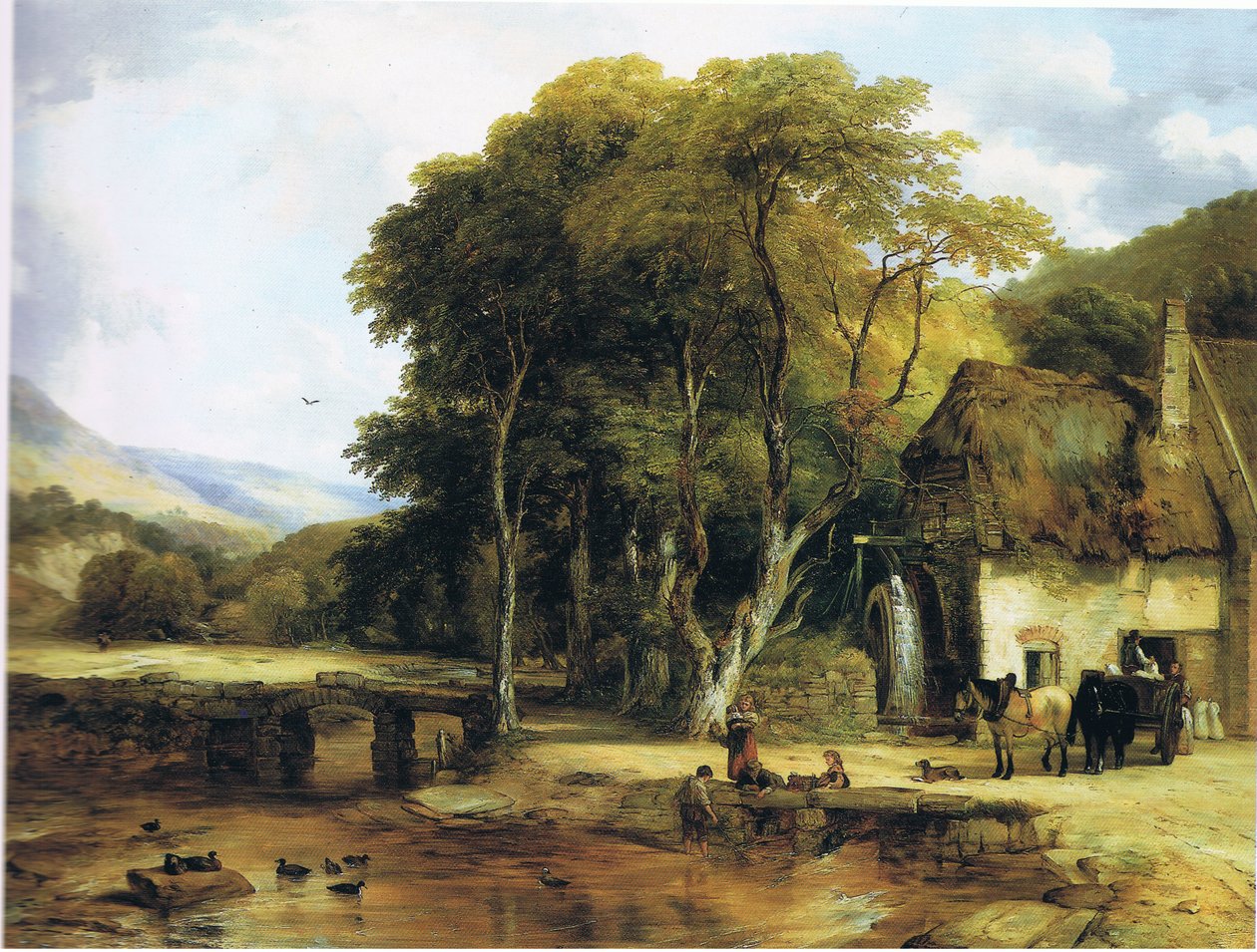 Cenário de Devonshire de Frederick Richard Lee