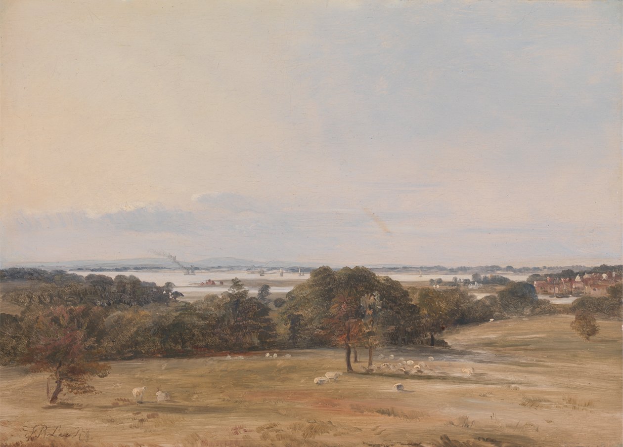 Southampton Water, perto de Hamble de Frederick Richard Lee