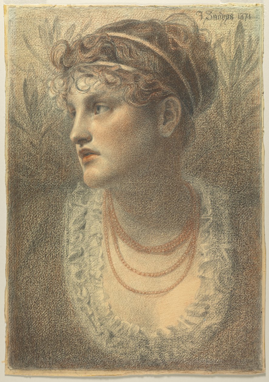 O colar de coral de Frederick Sandys