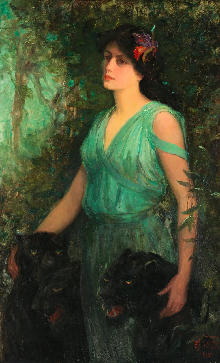 A Orquídea Negra, 1907. de Frederick Stuart Church