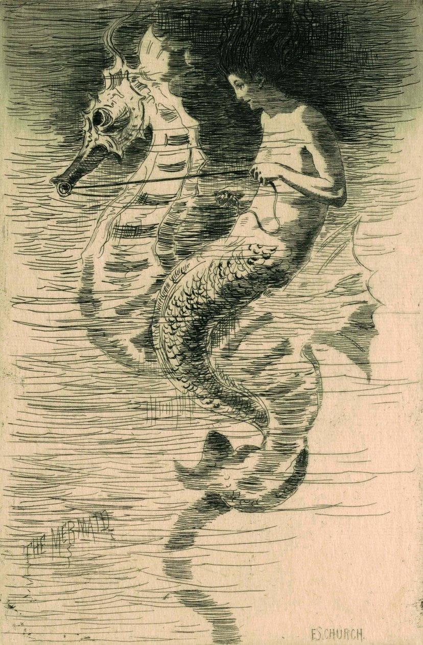 A sereia, c.1881 de Frederick Stuart Church