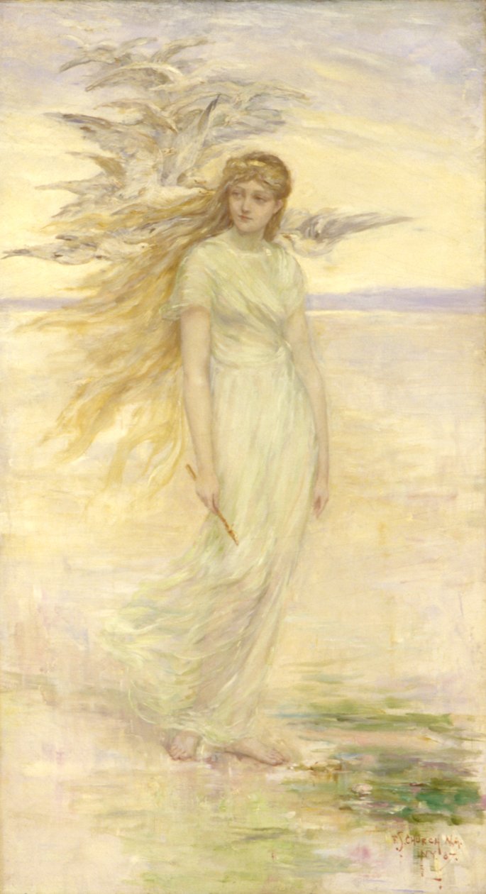 A Filha do Viking, 1887. de Frederick Stuart Church
