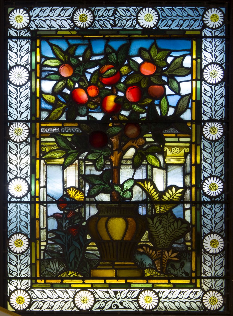 Londres, Thomas Goode Showroom, Rua South Audley, GE Cooke, atribuído Frederick Vincent Hart (1843-1914), Arbustos Frutíferos, 1876 de Frederick Vincent Hart