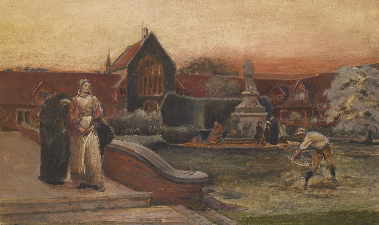 Estudo para "O Porto de Refúgio de Frederick Walker