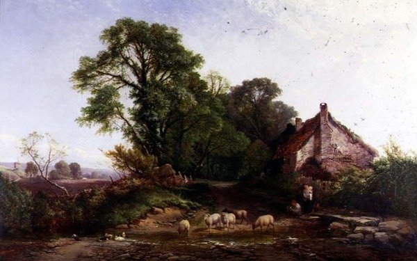 Perto de Dedham, Essex de Frederick Waters Watts