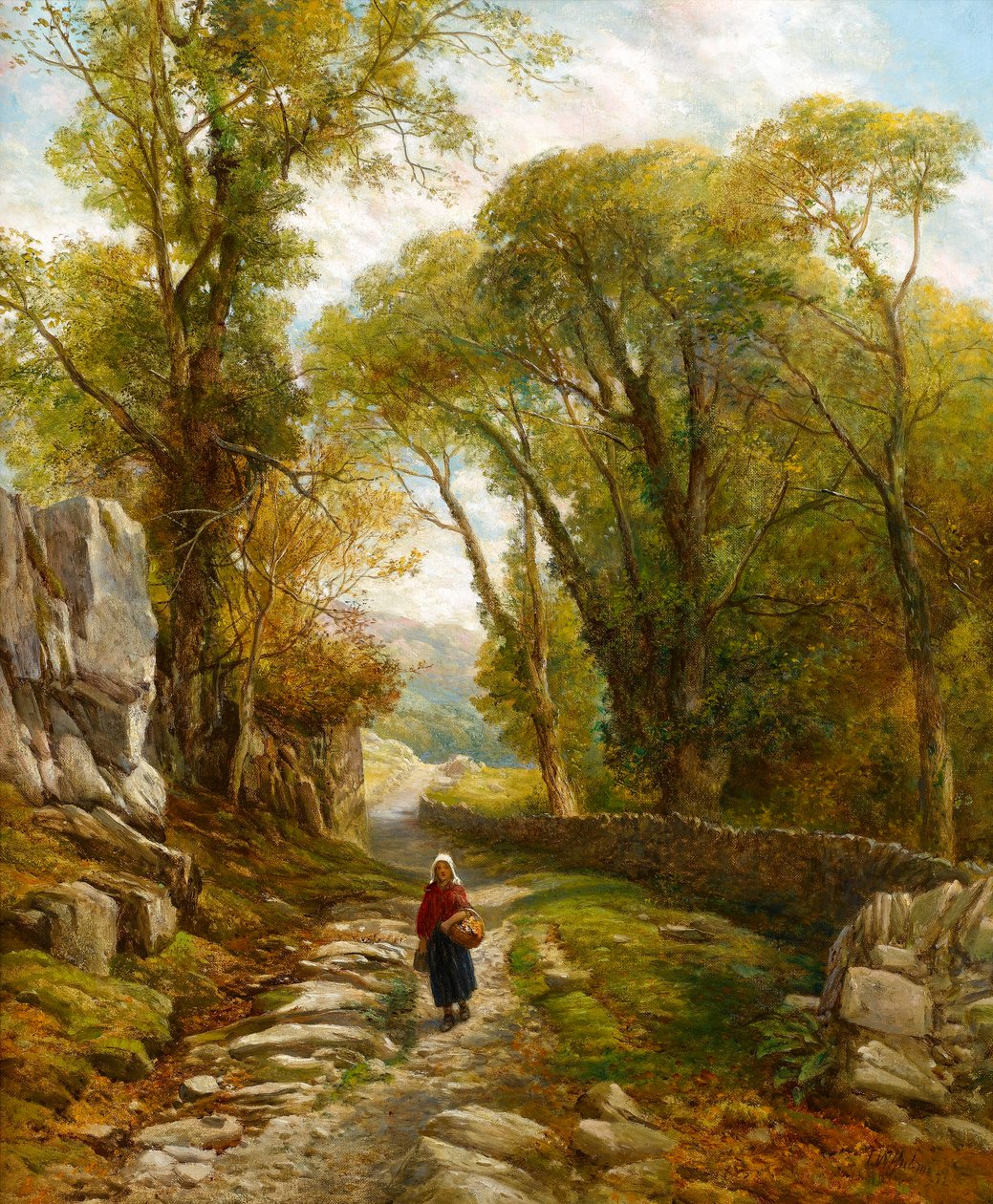 Um passeio pela floresta, 1872 de Frederick William Hulme