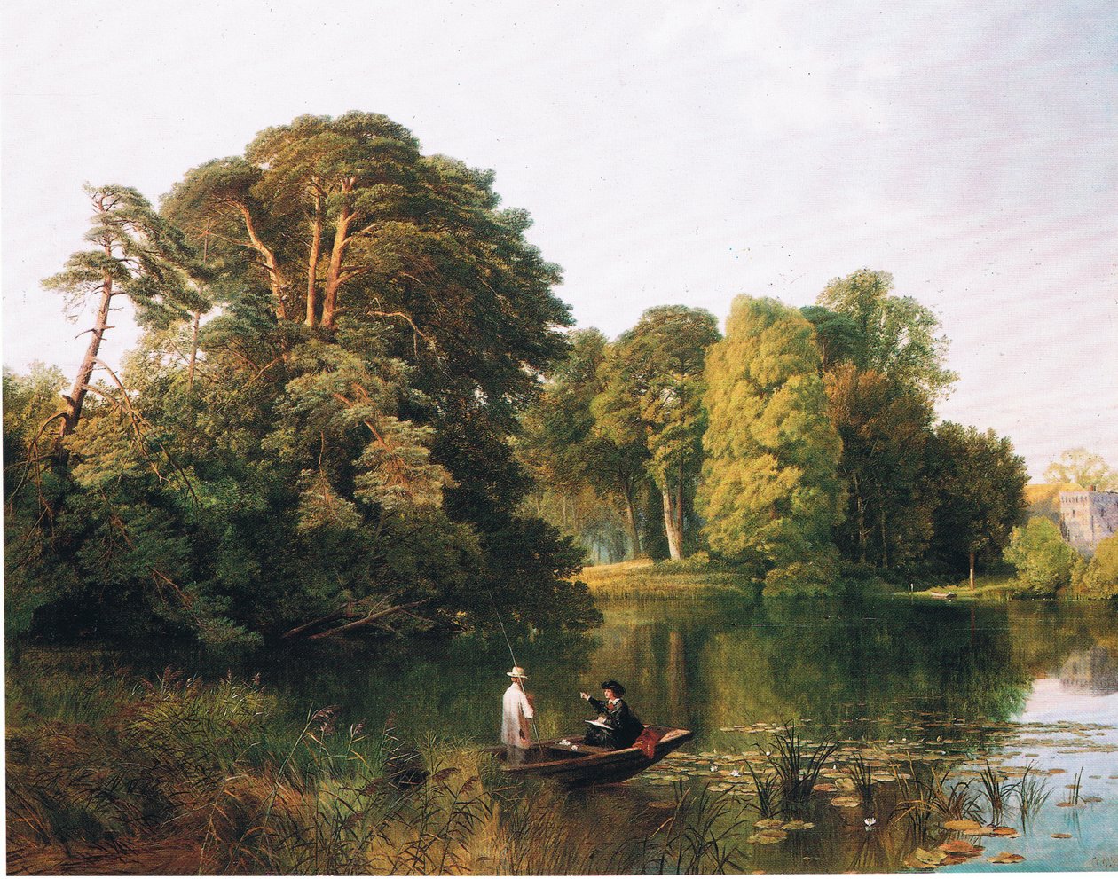 Um retiro tranquilo em Surrey de Frederick William Hulme