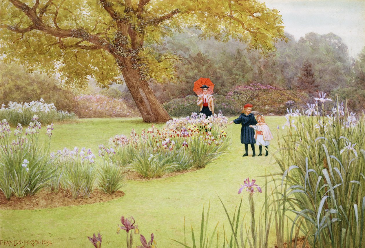 No Jardim de Frederick William Jackson