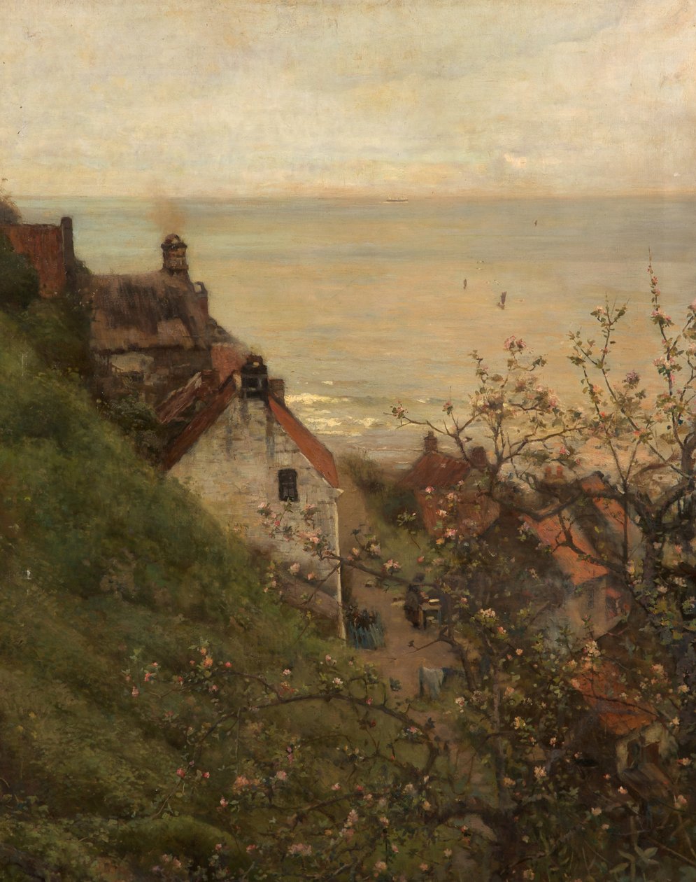 Baía de Robin Hood (Óleo sobre tela) de Frederick William Jackson