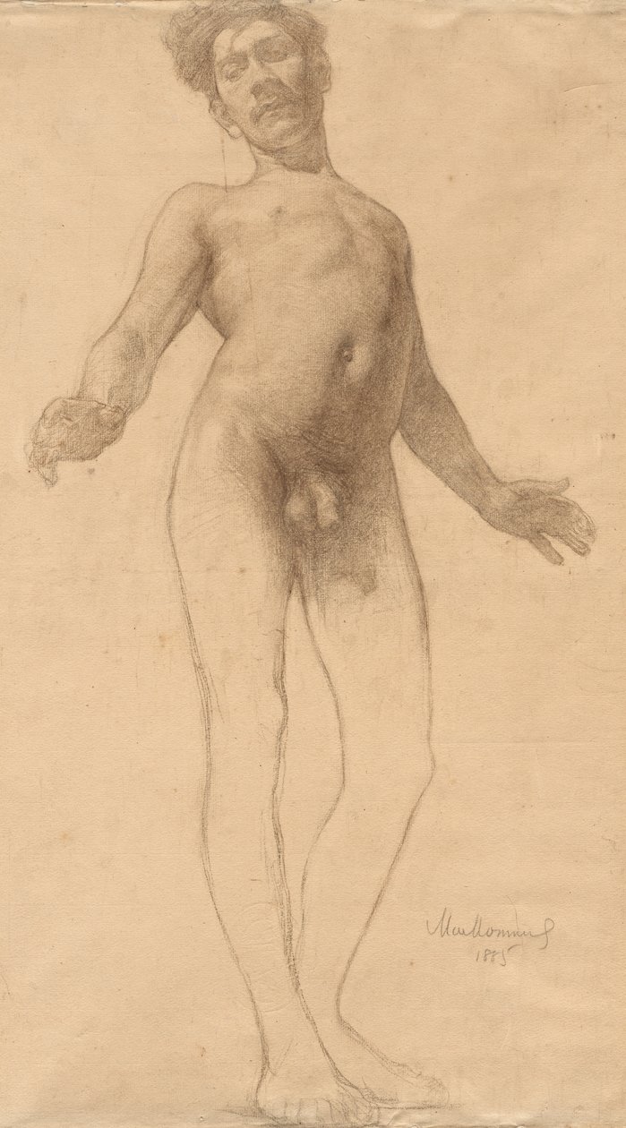 Nu masculino de pé, 1885. de Frederick William MacMonnies