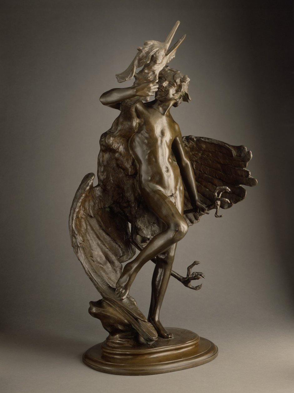 O jovem Faun e Heron de Frederick William MacMonnies