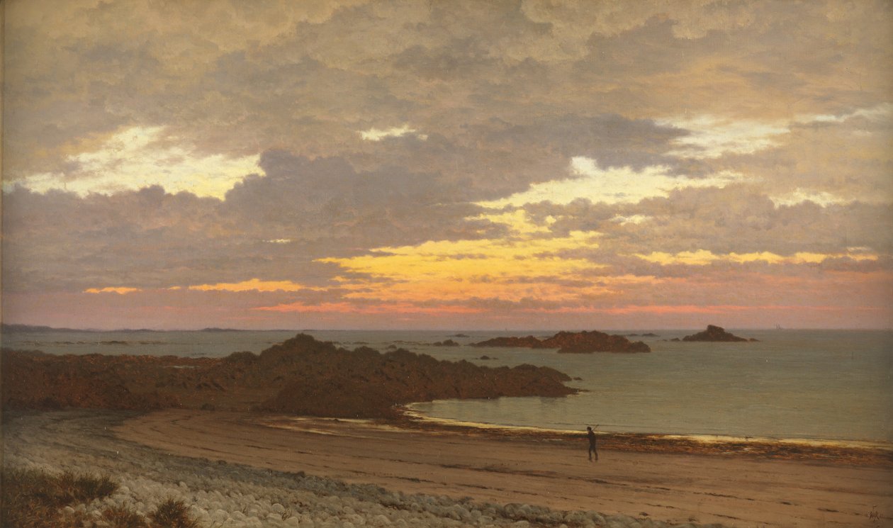 Noite na costa, 1887 de Frederick William Meyer