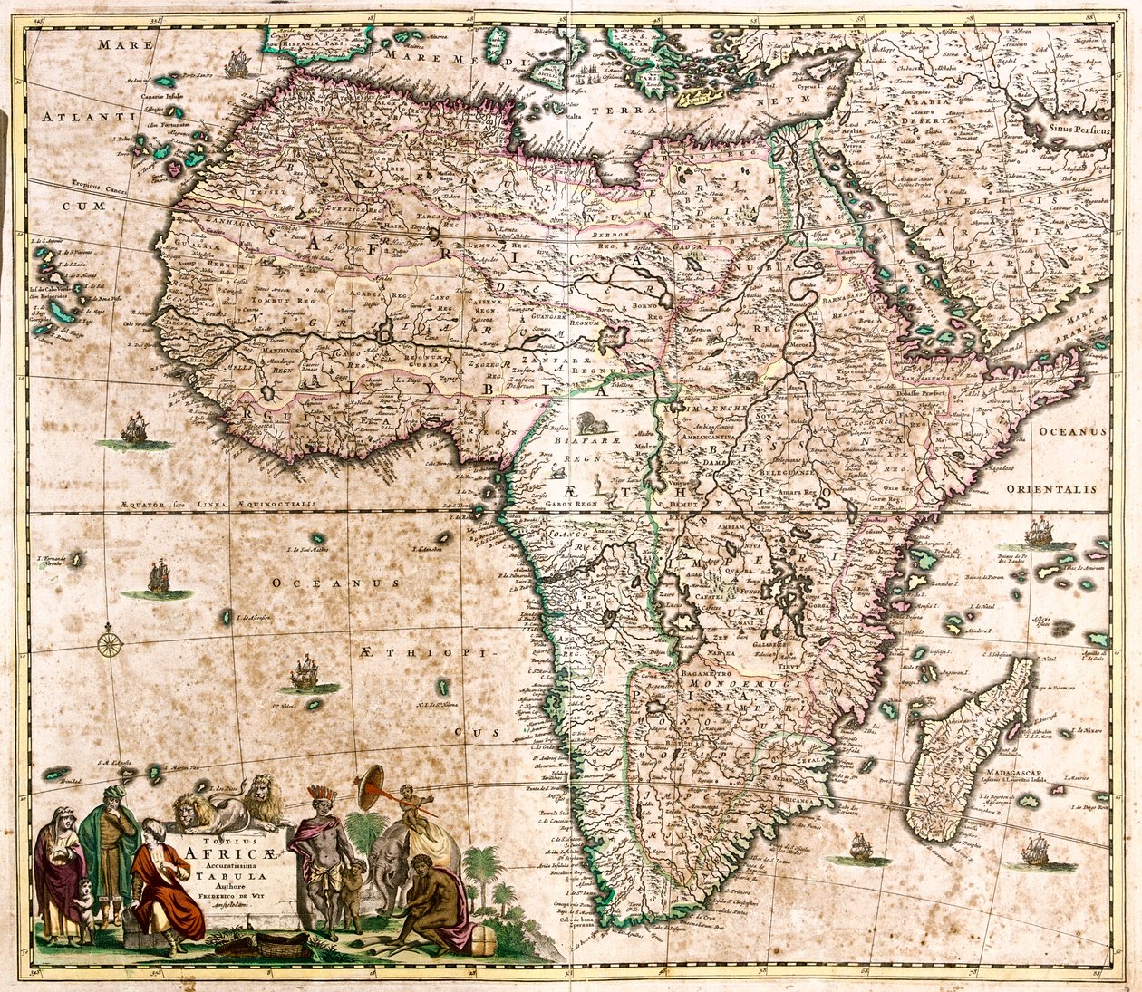 África de Frederick de Wit