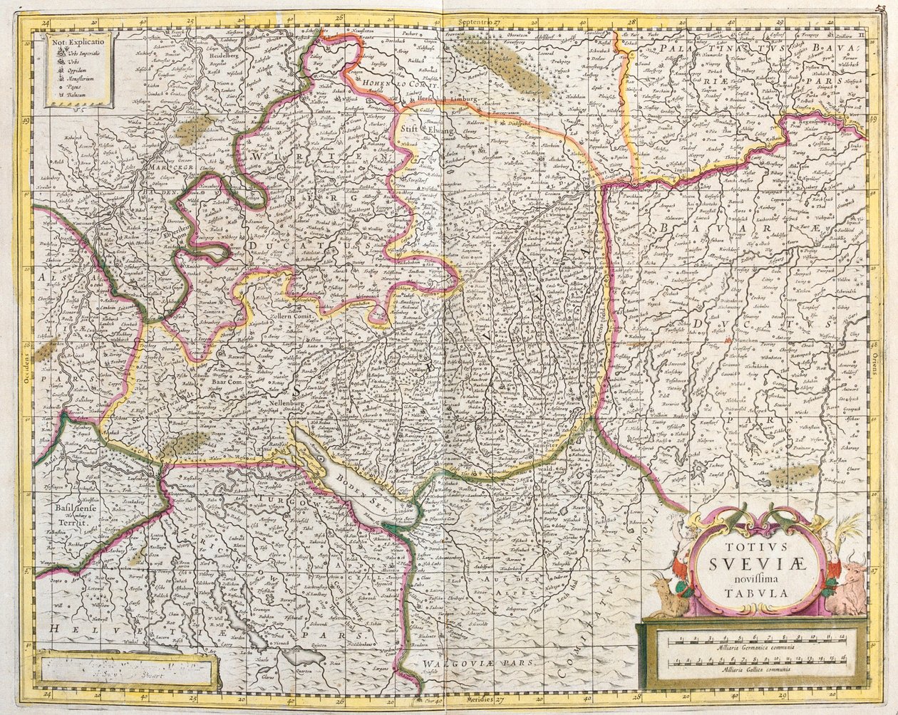 Baden-Württemberg, Baviera, Alemanha de Frederick de Wit