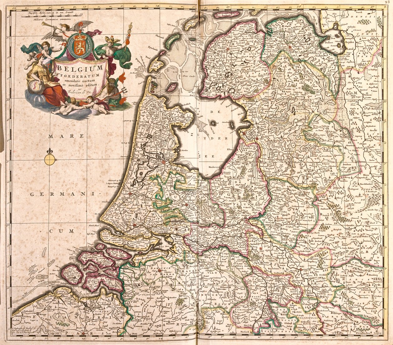 Bélgica e Holanda de Frederick de Wit