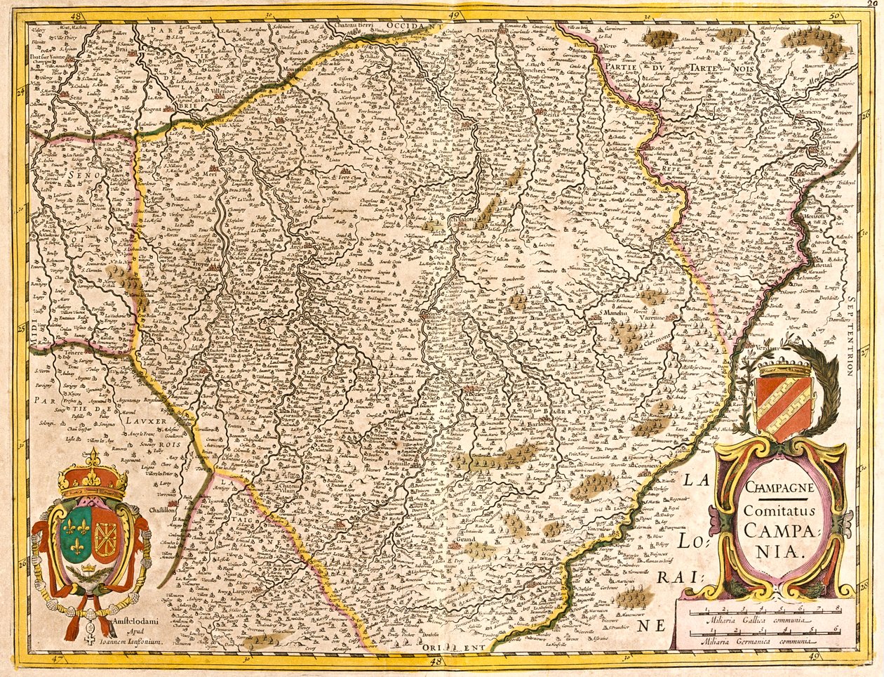 Champagne, França de Frederick de Wit