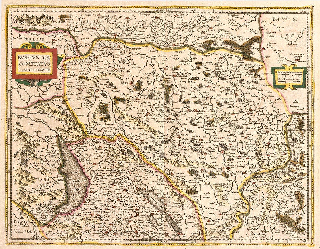 Franche-Comté, França de Frederick de Wit