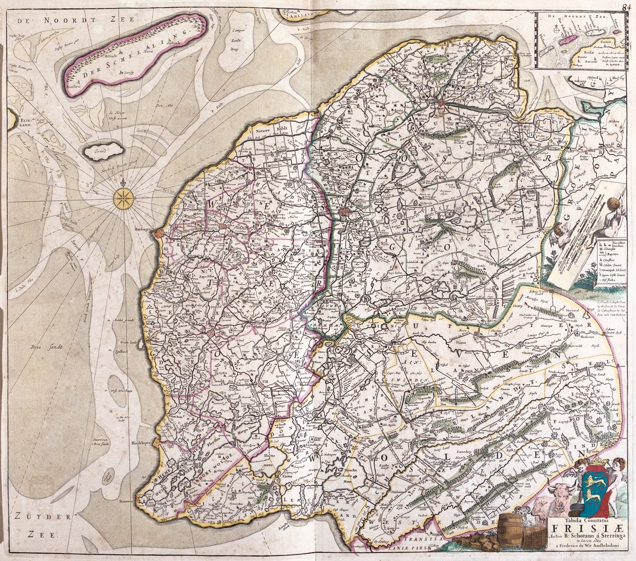 Frísia, Groningen, Países Baixos de Frederick de Wit