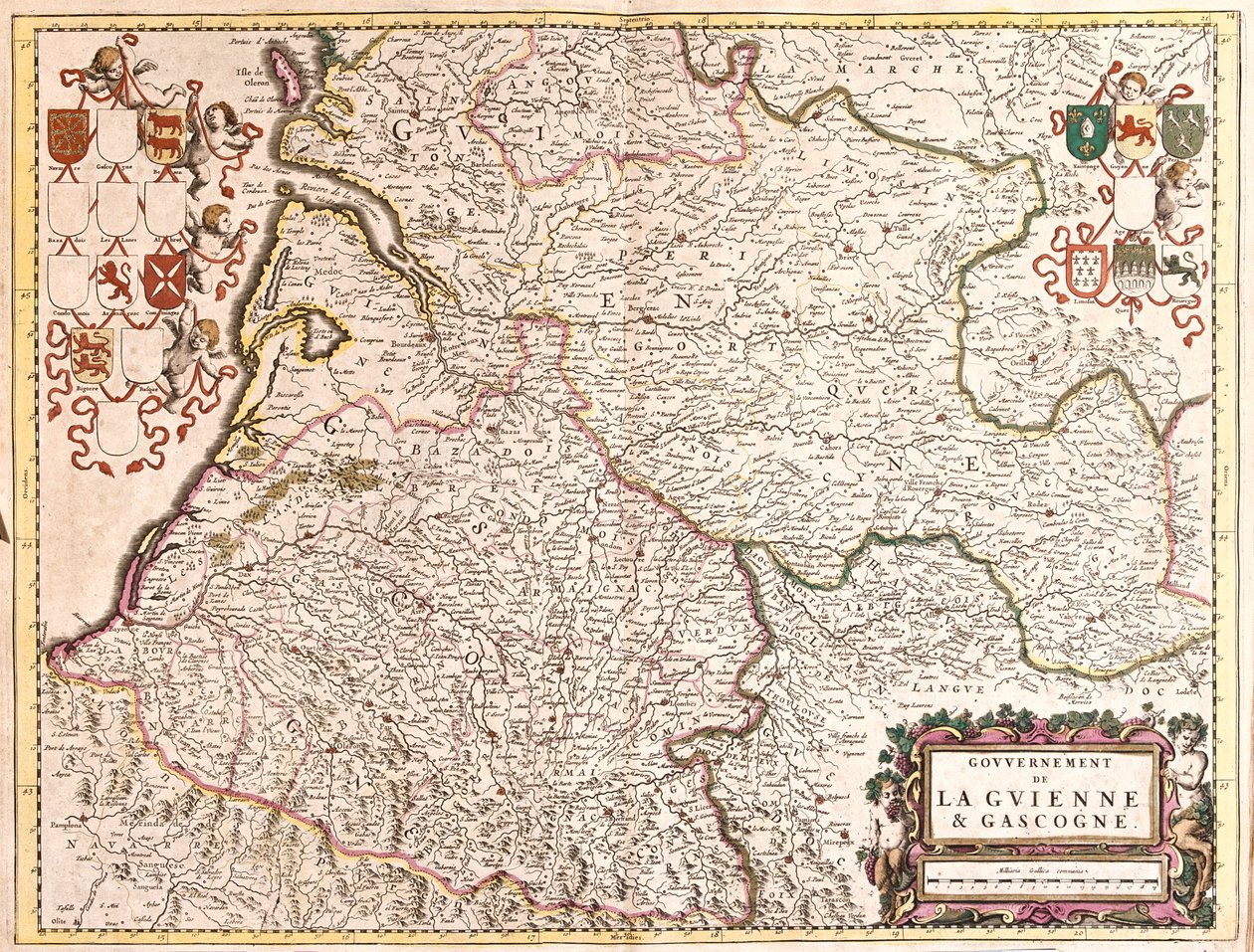 Guyenne, Gasconha, França de Frederick de Wit