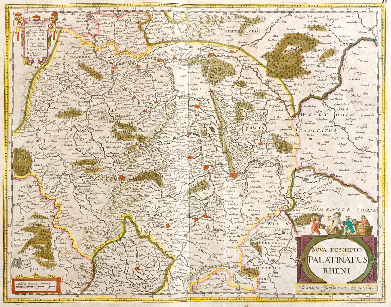 Hesse, Baden-Württemberg, Alemanha de Frederick de Wit