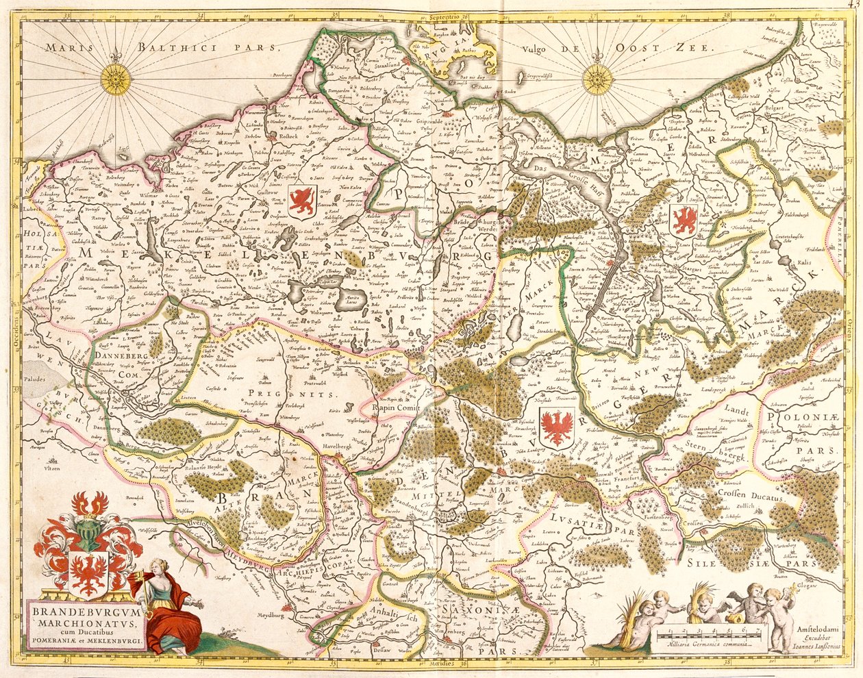 Mecklemburgo-Pomerânia Ocidental, Berlim, Brandeburgo, Alemanha de Frederick de Wit