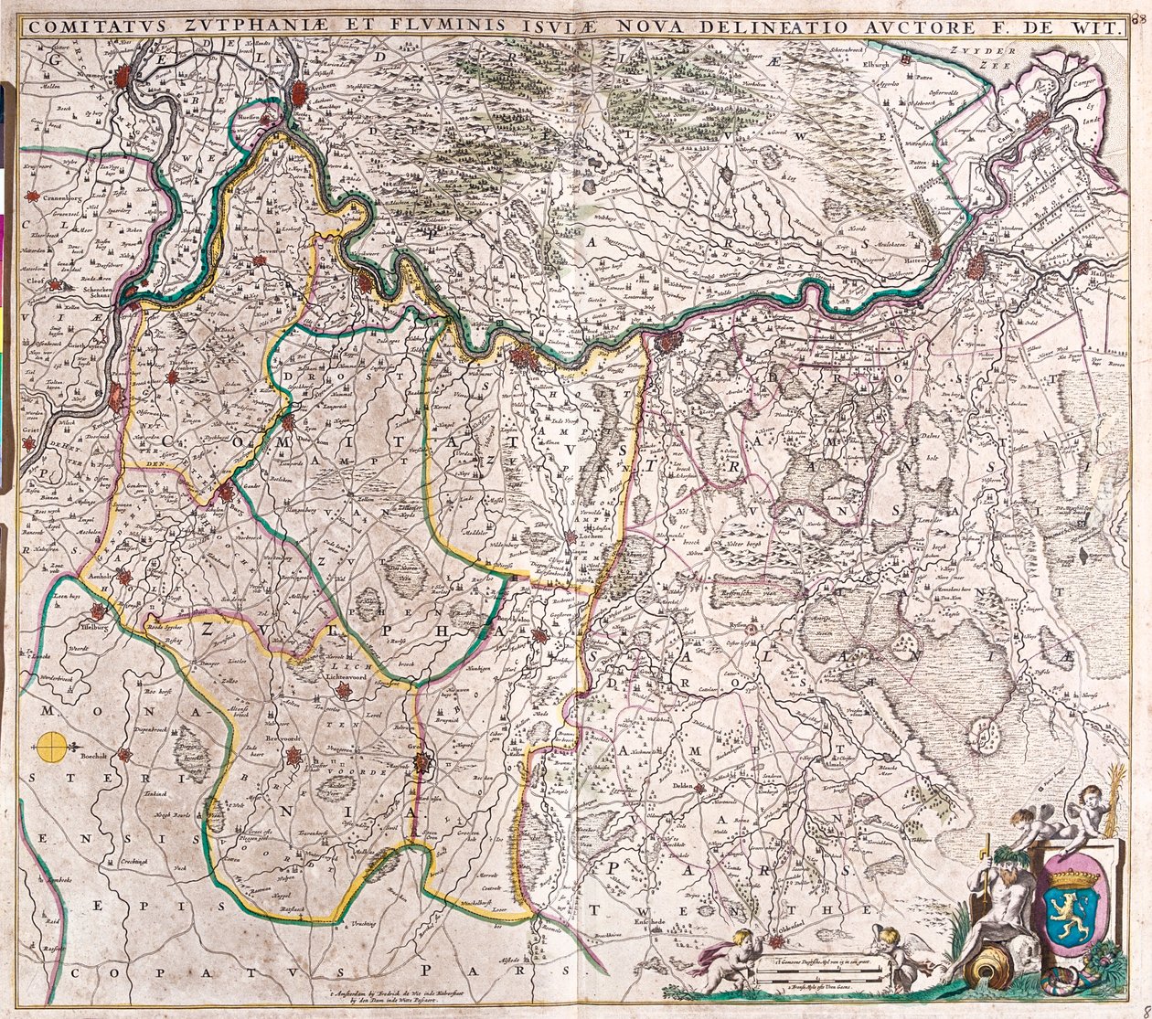 Overijssel, Gelderland, Países Baixos de Frederick de Wit