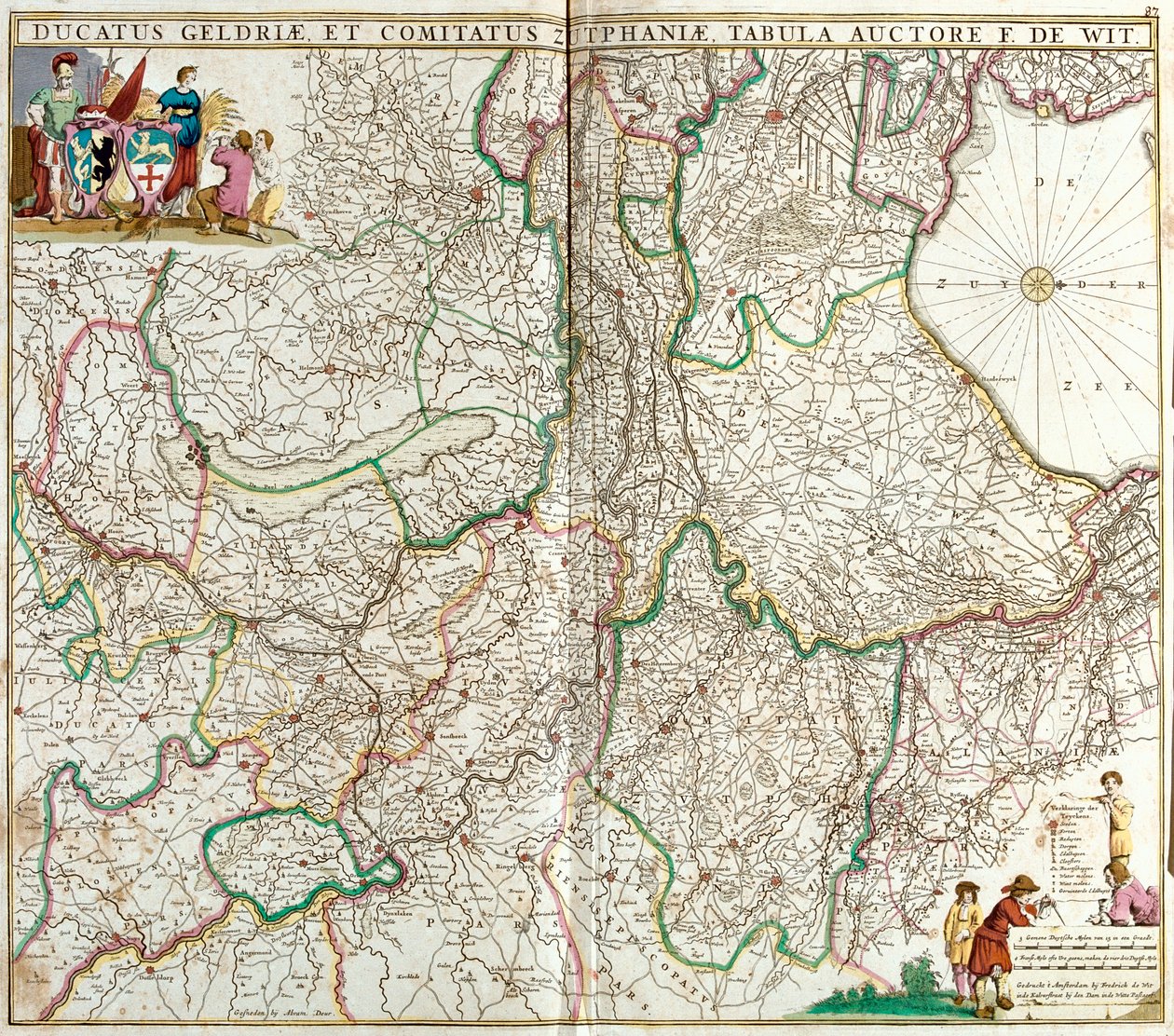 Overijssel, Holanda do Norte, Gelderland, Brabante do Norte, Utrecht, Região flamenga, Países Baixos, Bélgica de Frederick de Wit