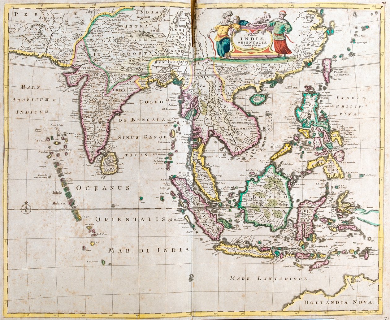 Paquistão, Índia, Nepal, Butão, Bangladesh, Birmânia, Tailândia, Laos, Camboja, Vietname, Malásia, Indonésia, Filipinas de Frederick de Wit