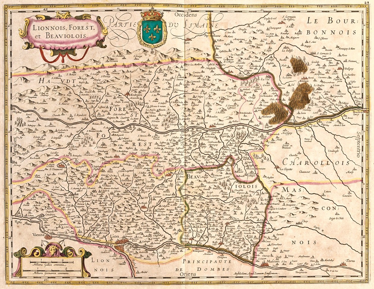 Rhône-Alpes, França de Frederick de Wit