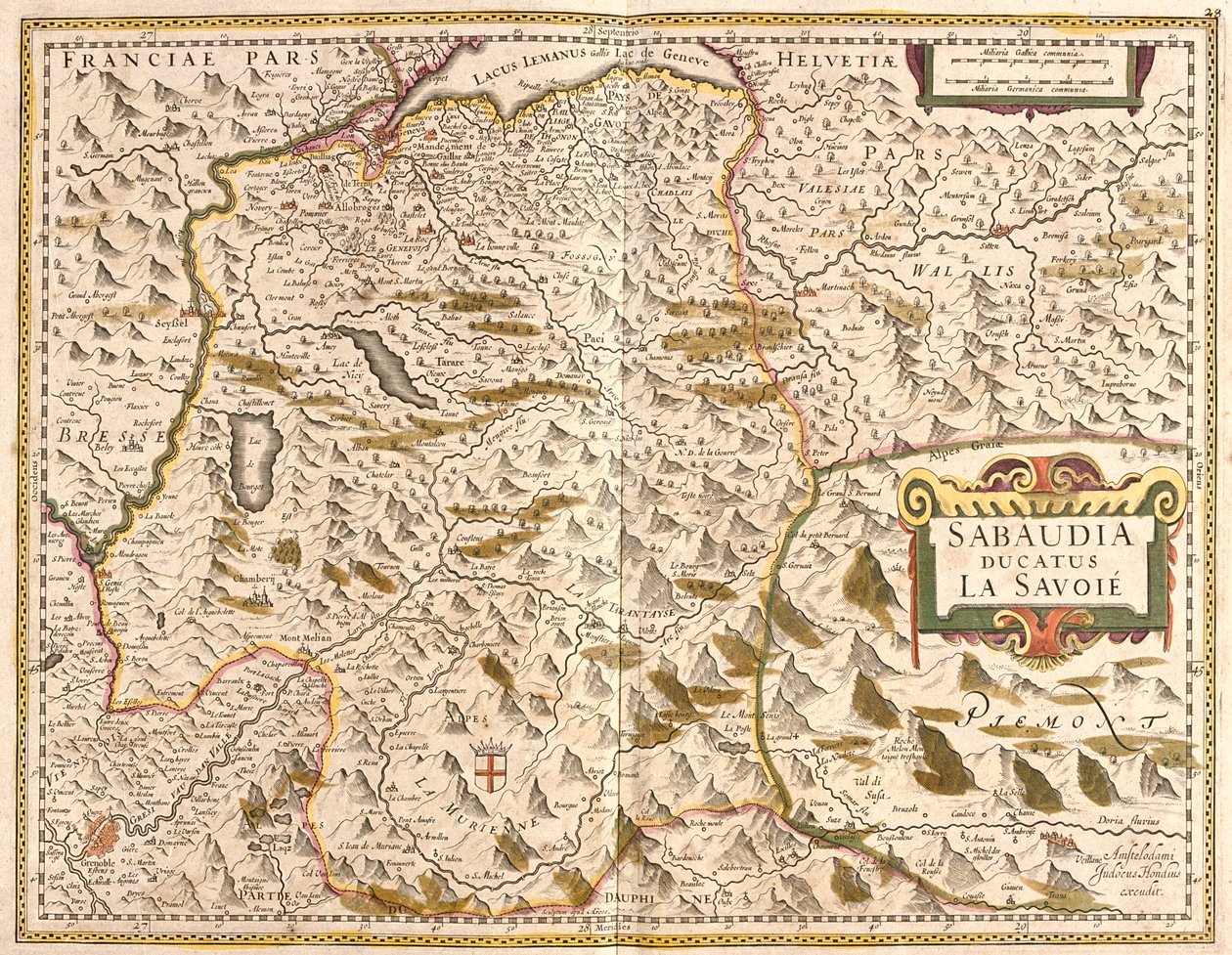 Saboia, França de Frederick de Wit