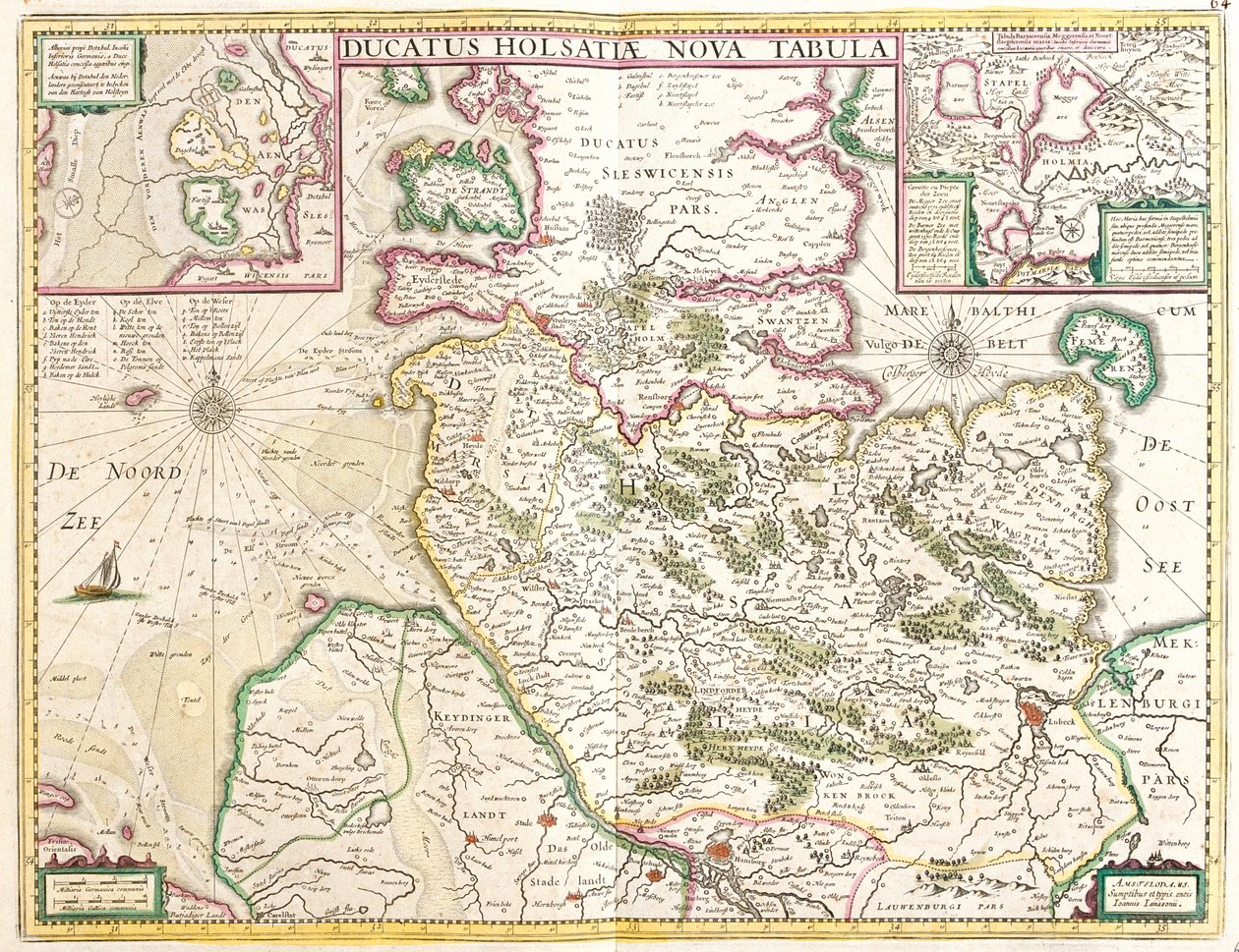 Schleswig-Holstein, Baixa Saxónia, Hamburgo, Alemanha de Frederick de Wit