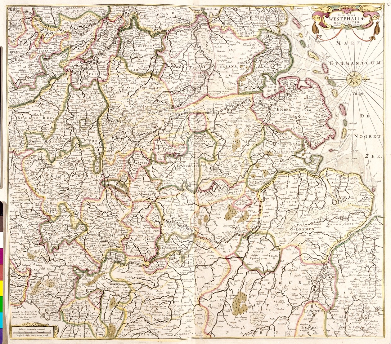 Schleswig-Holstein, Baixa Saxónia, Renânia do Norte-Vestefália, Alemanha de Frederick de Wit