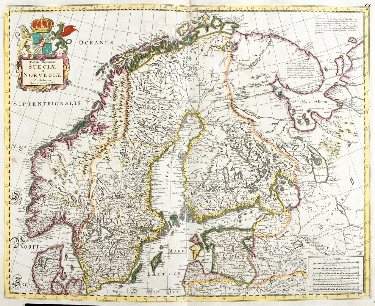 Suécia, Noruega, Finlândia, Estónia, Distrito Federal do Noroeste da Rússia de Frederick de Wit