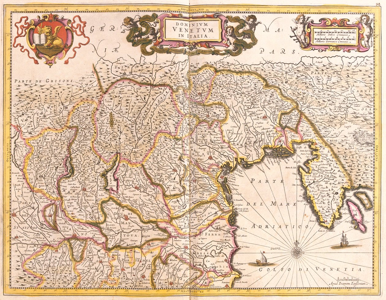Veneza, Trentino, Friuli, Ístria, Itália de Frederick de Wit