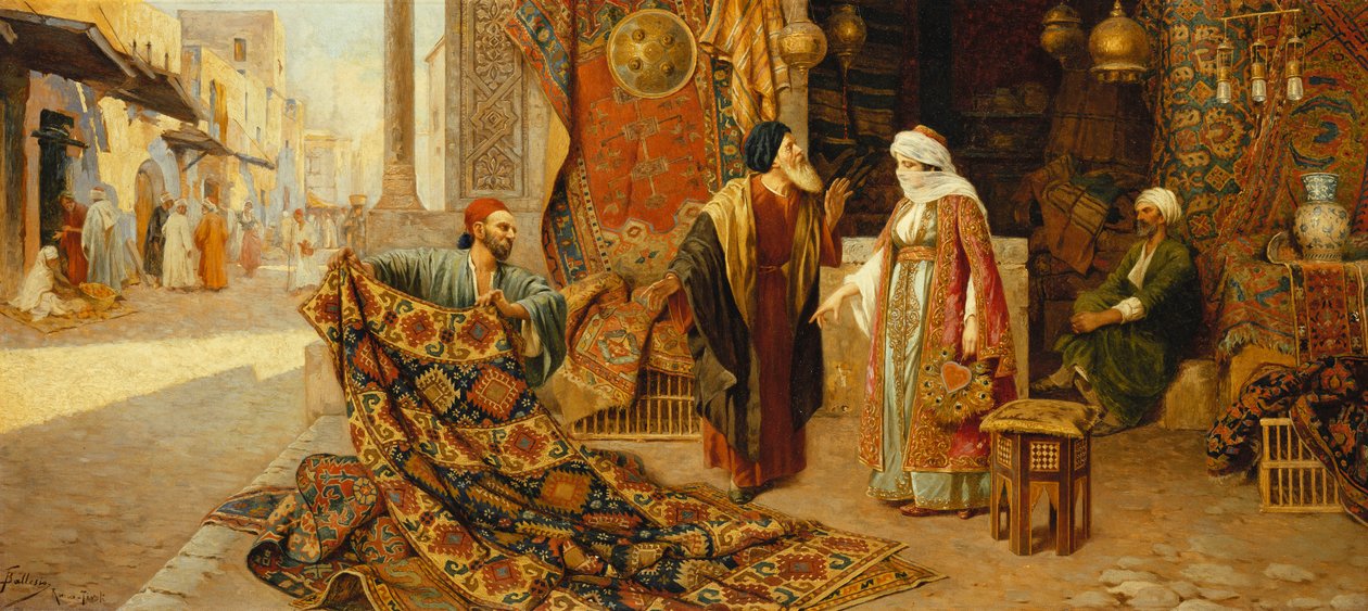 O comerciante de tapetes, de Frederico Ballesio