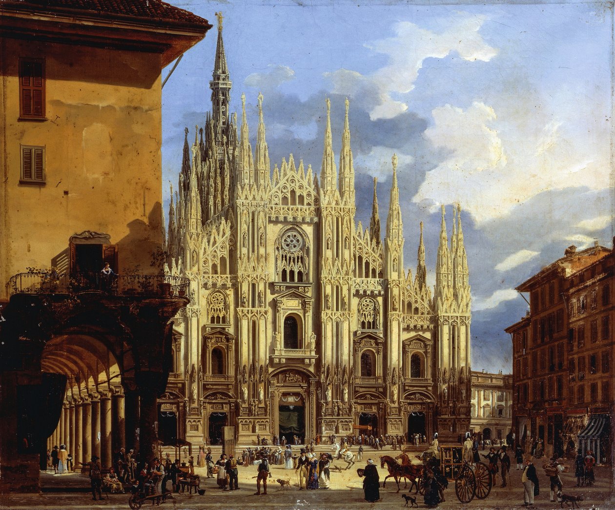 Milão, Piazza del Duomo (Praça da Catedral) de Frederico Moja
