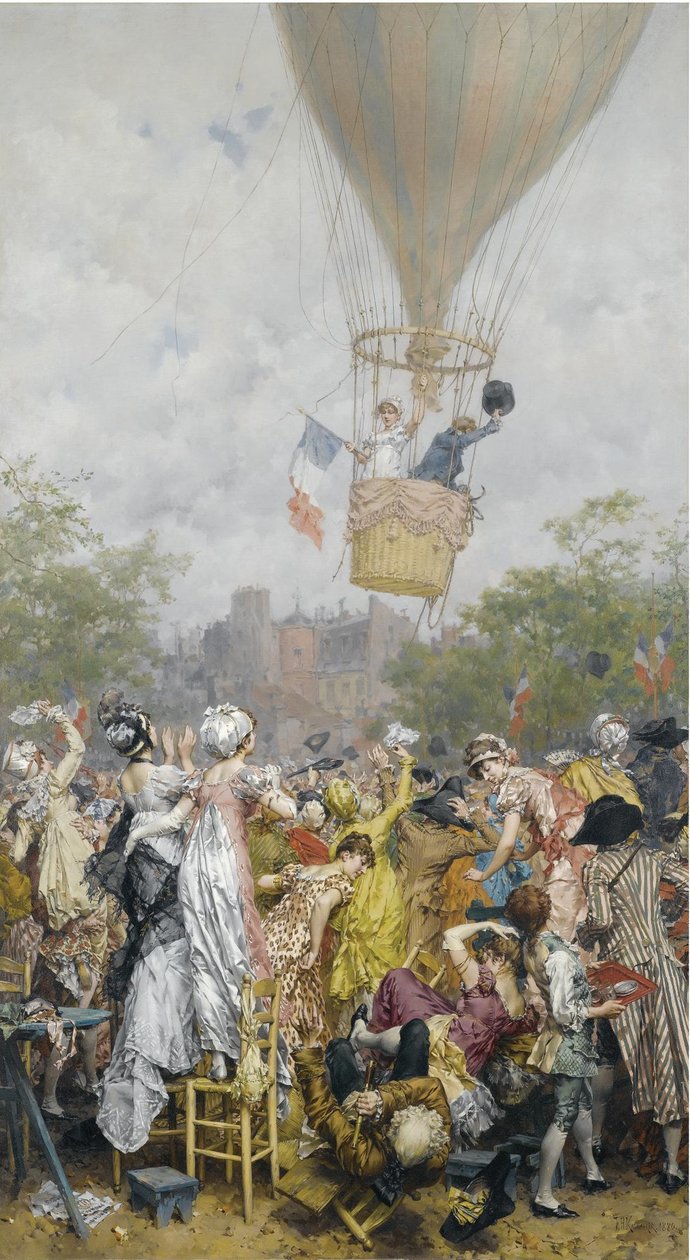 Subida de balão de Frederik Hendrik Kaemmerer