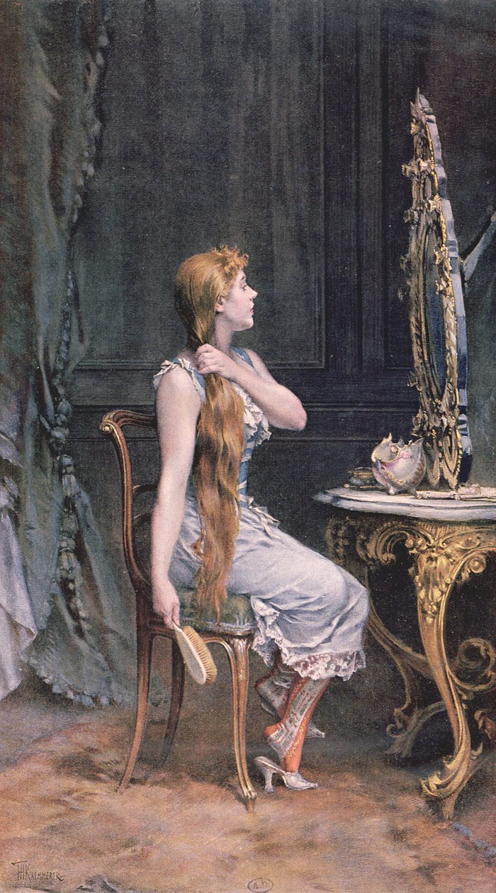Cabelo Dourado, 1894 de Frederik Hendrik Kaemmerer