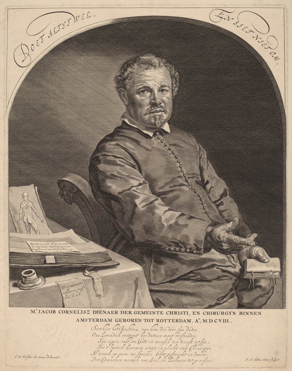 Jacob Cornélio de Frederik Hendrik van den Hove after Cornelis Visscher