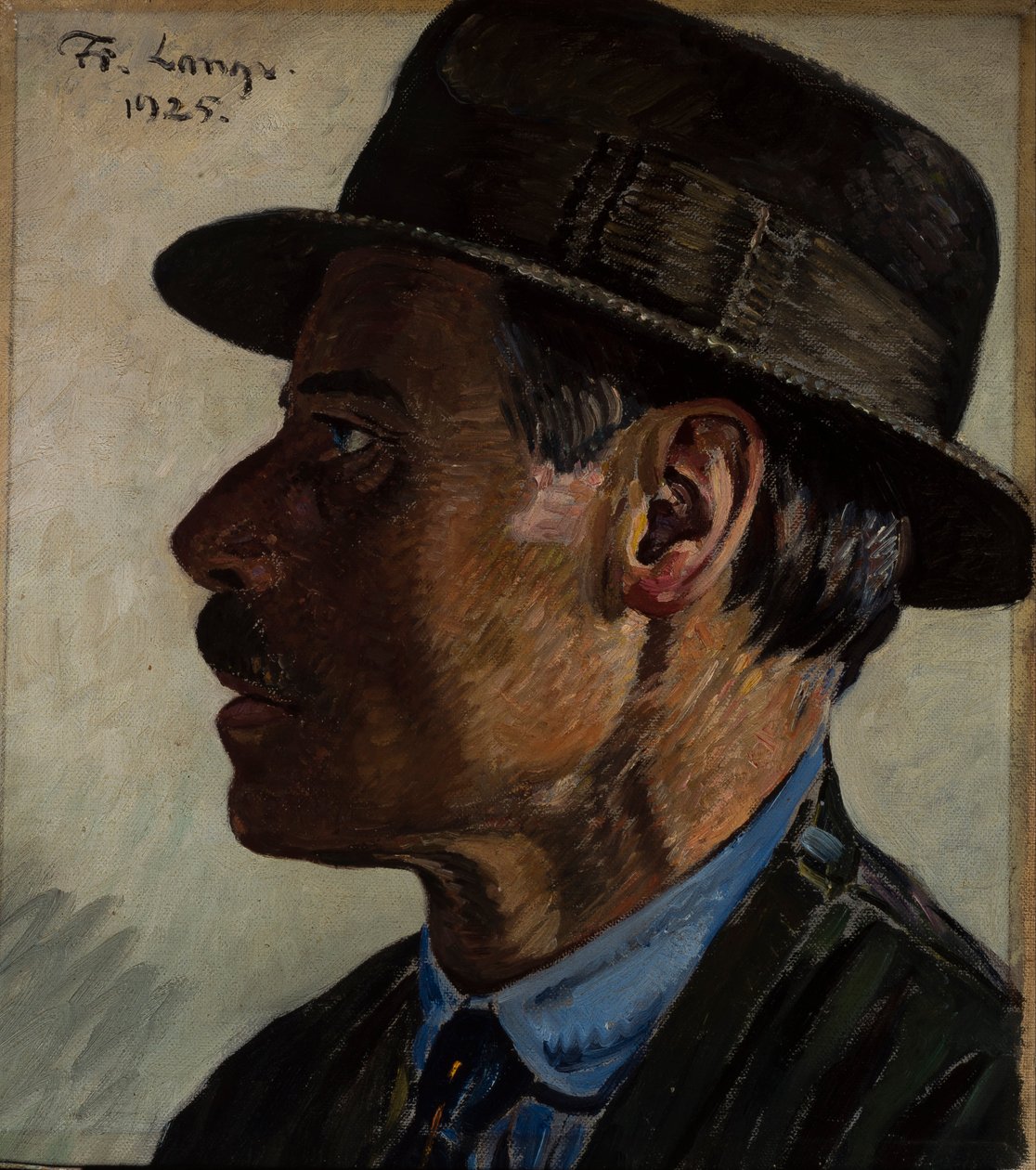 Autorretrato de Frederik Lange