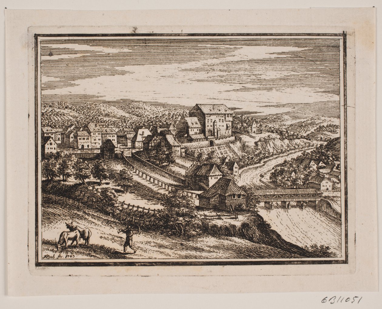 Perspectiva de uma cidade de Frederik Laub