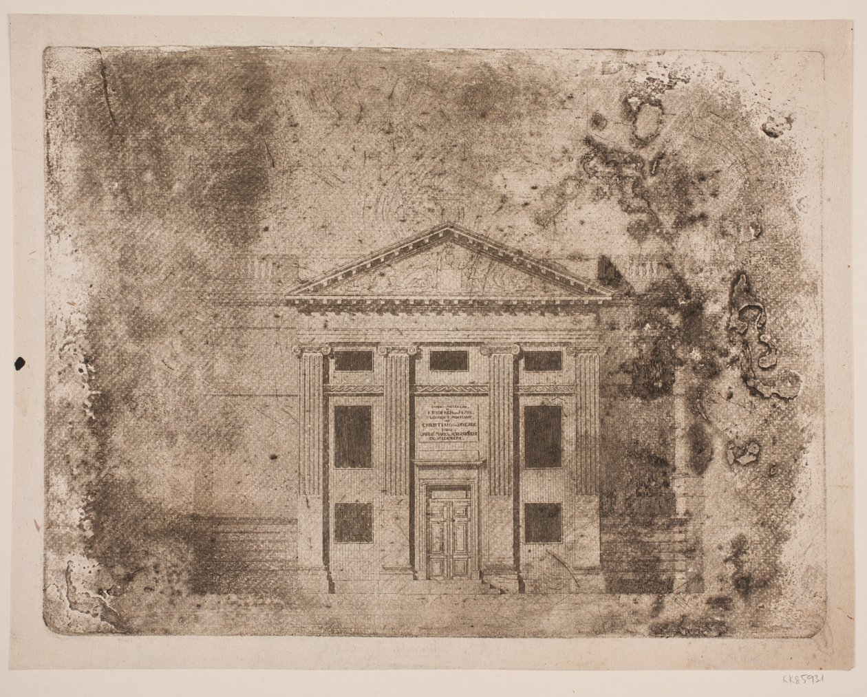 A realeza Fachada do Teatro de Frederik Ludvig  Bradt